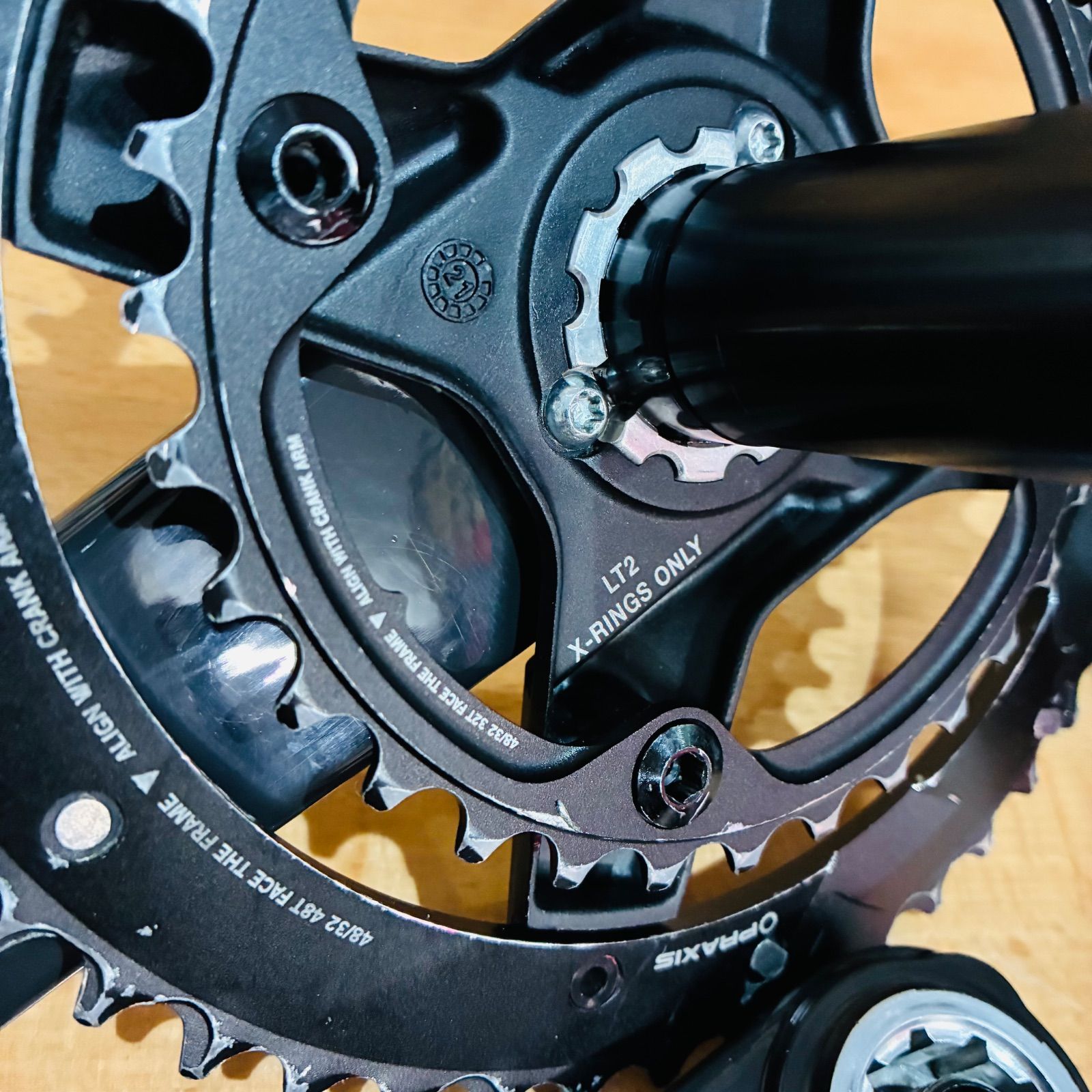良品】 PRAXIS WORKS ZAYANTE 48-32T 165mm プラクシスワークス 10s