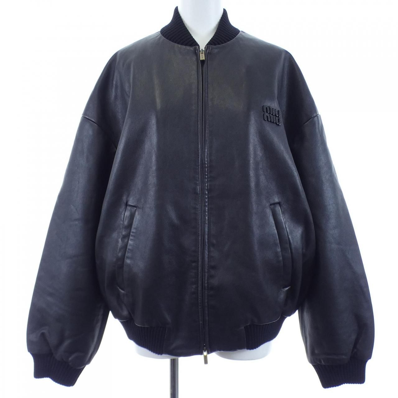 ミュウミュウ MIU MIU MIU MIU ロゴ MPV905 SOOO 1420 レザー