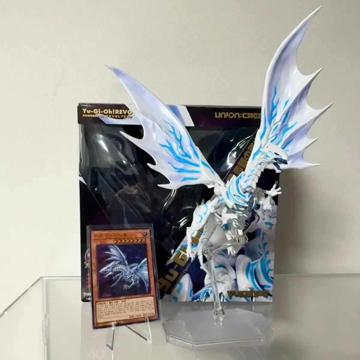 遊戯王 リボルテック プーさん 青眼の白龍 フィギュア + カード 