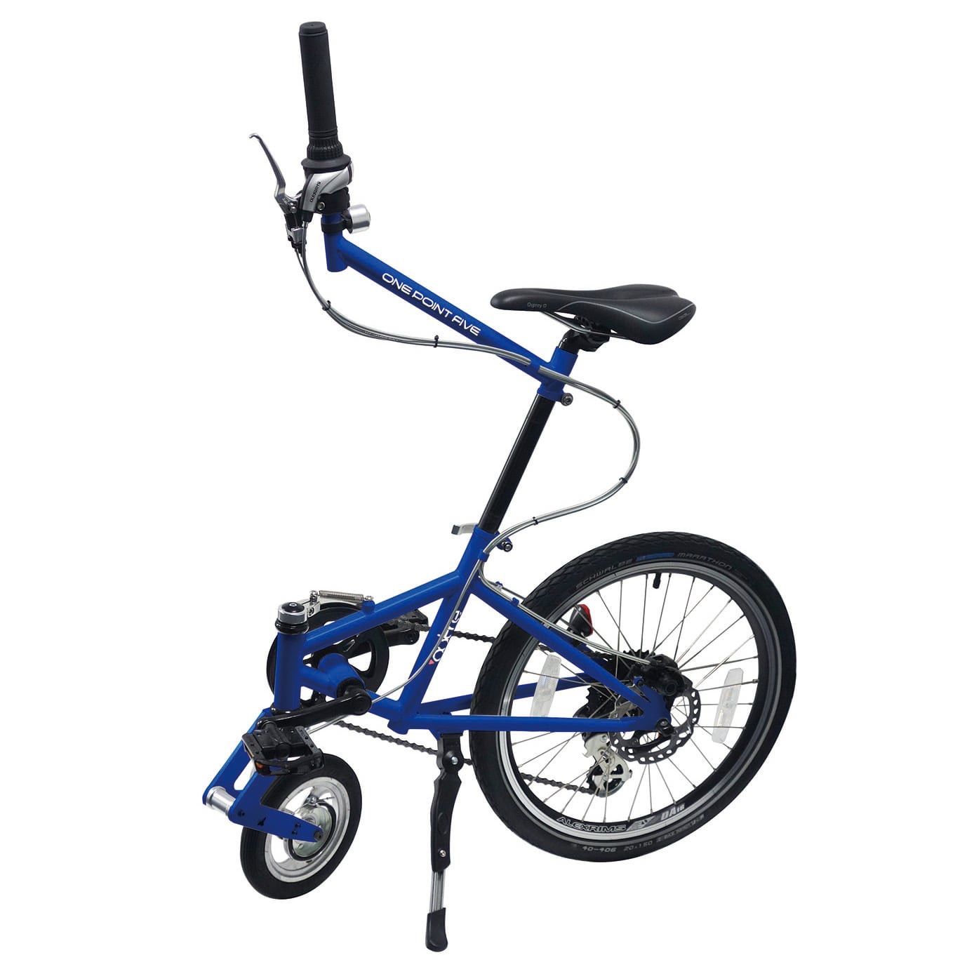 outre 1.5輪車 新品未使用 レッド ★未開封品★outre　ワンポイントファイブ　1.5輪車　新感覚自転車 ONE レッド 折りたたみ自転車 FIVE POINT 自転車本体