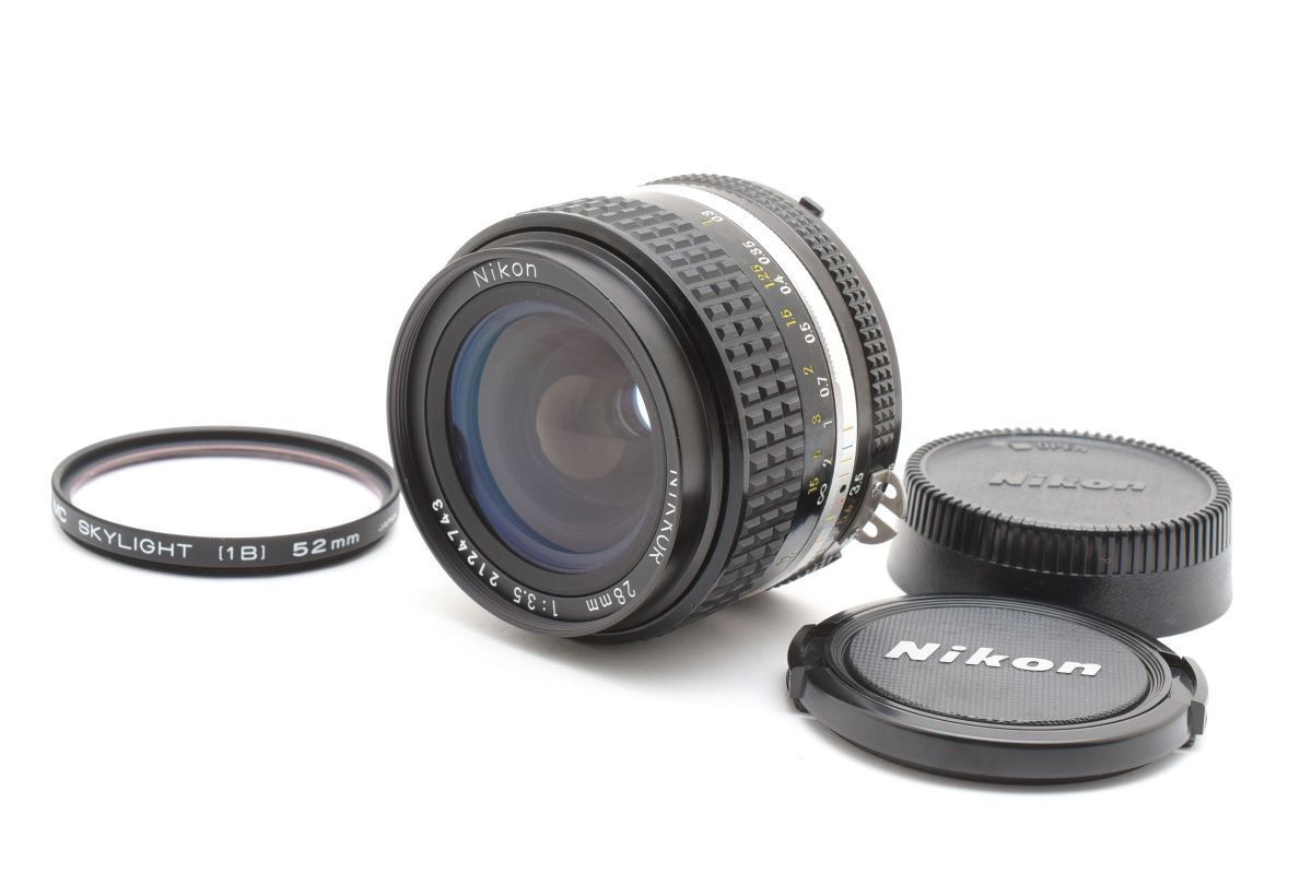 カメラ ☆良品☆ ニコン Nikon Ai-S NIKKOR 28mm F3.5 広角 オールド