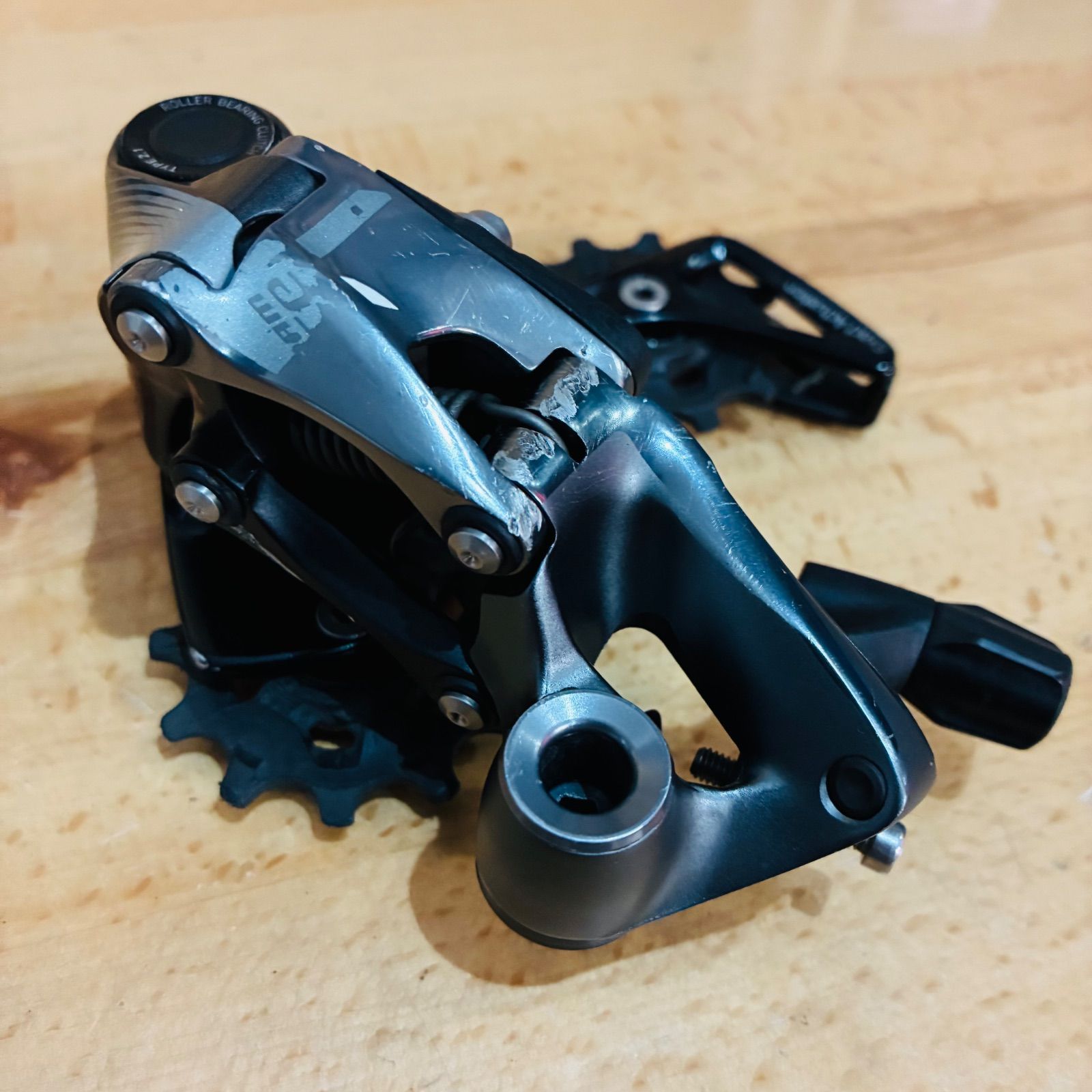 中古品】SRAM FORCE1 リアディレイラー 1×11s ミドルケージ スラム