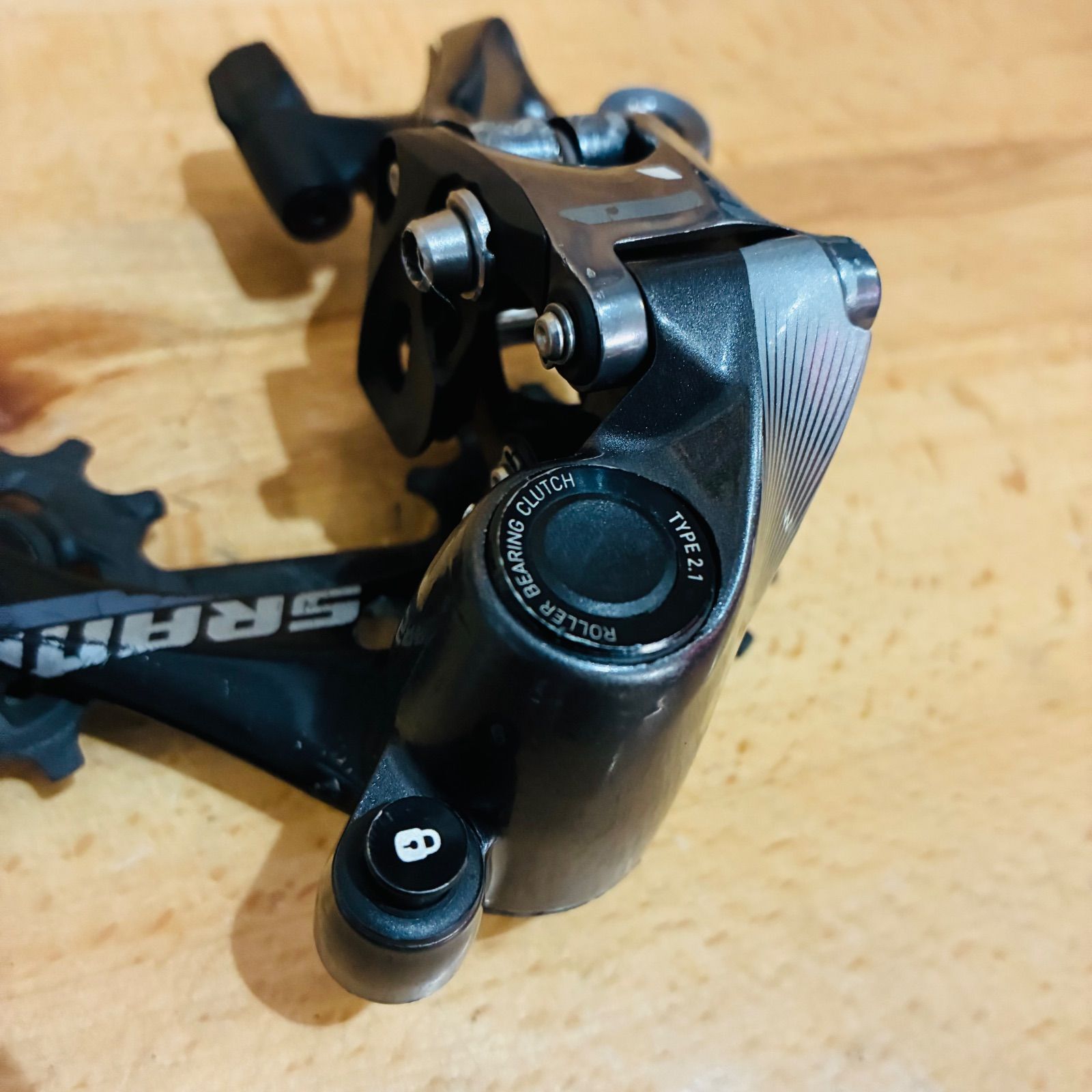 中古品】SRAM FORCE1 リアディレイラー 1×11s ミドルケージ スラム