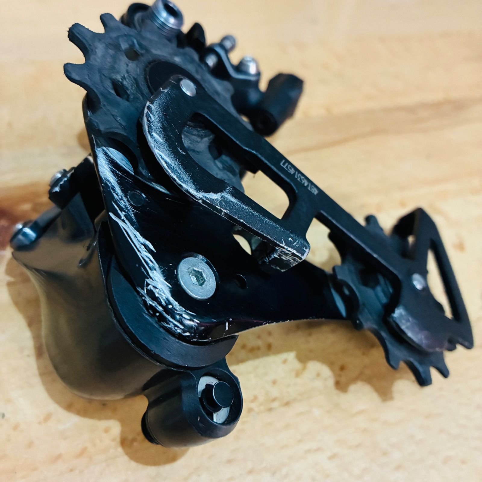 中古品】SRAM FORCE1 リアディレイラー 1×11s ミドルケージ スラム