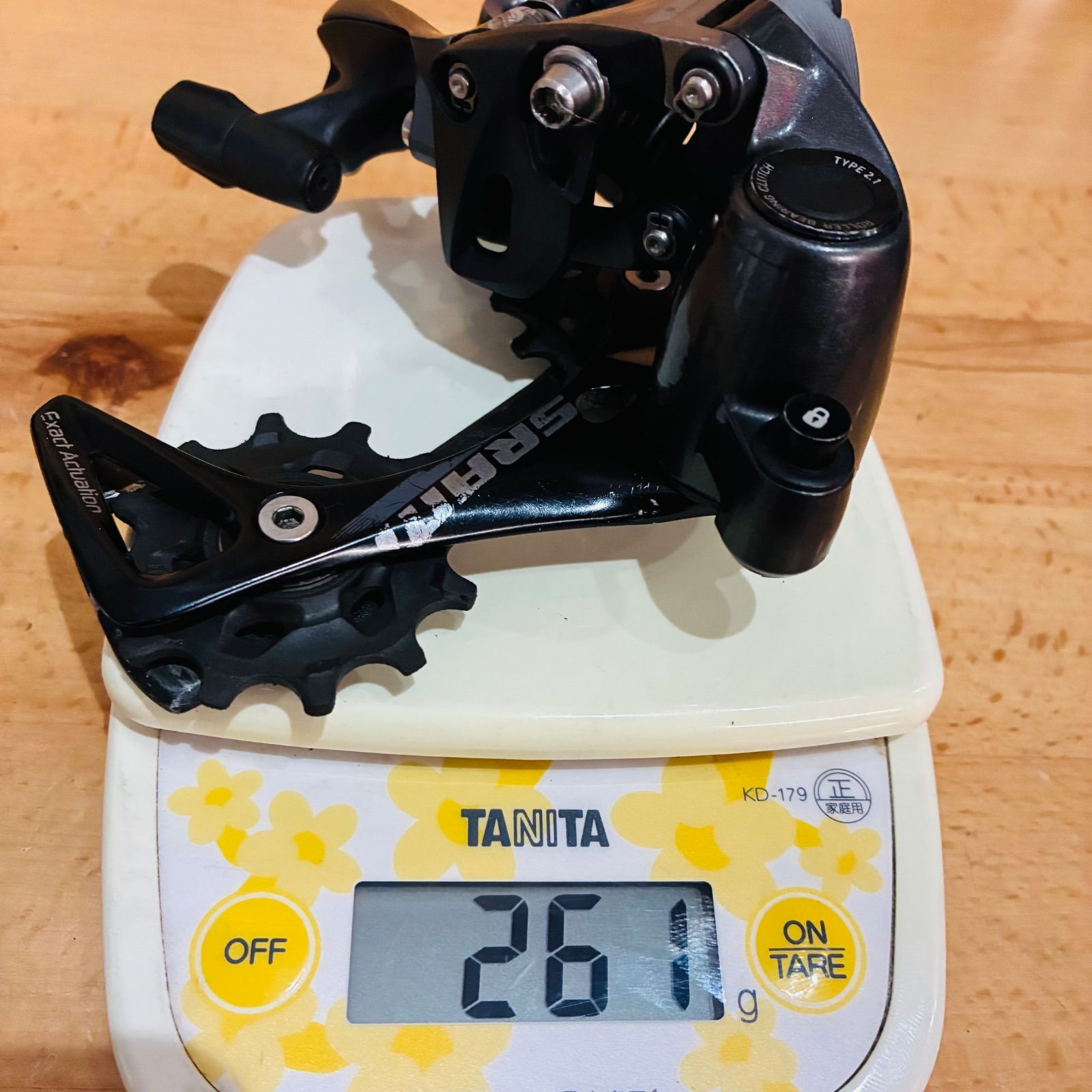 中古品】SRAM FORCE1 リアディレイラー 1×11s ミドルケージ スラム