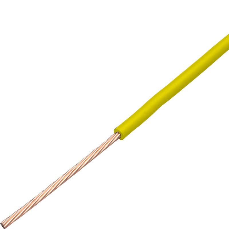 新品 フジクラダイヤケーブル ビニル絶縁電線 IV 3.5 SQ 黄色 15M 巻き