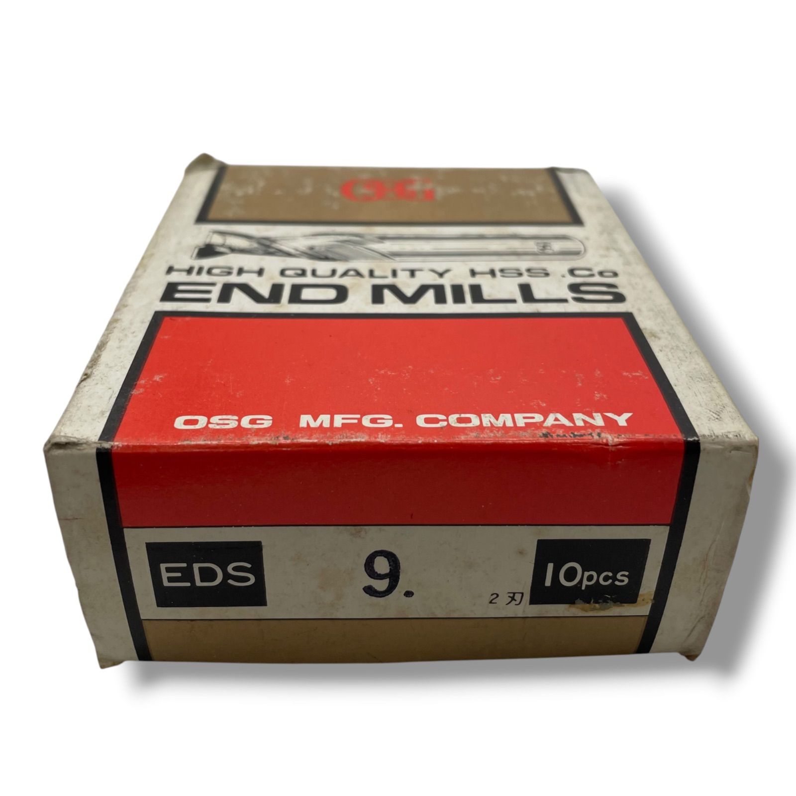 新品未使用】OSG ハイスエンドミル EDS 9 2刃 1ケース（10本入 