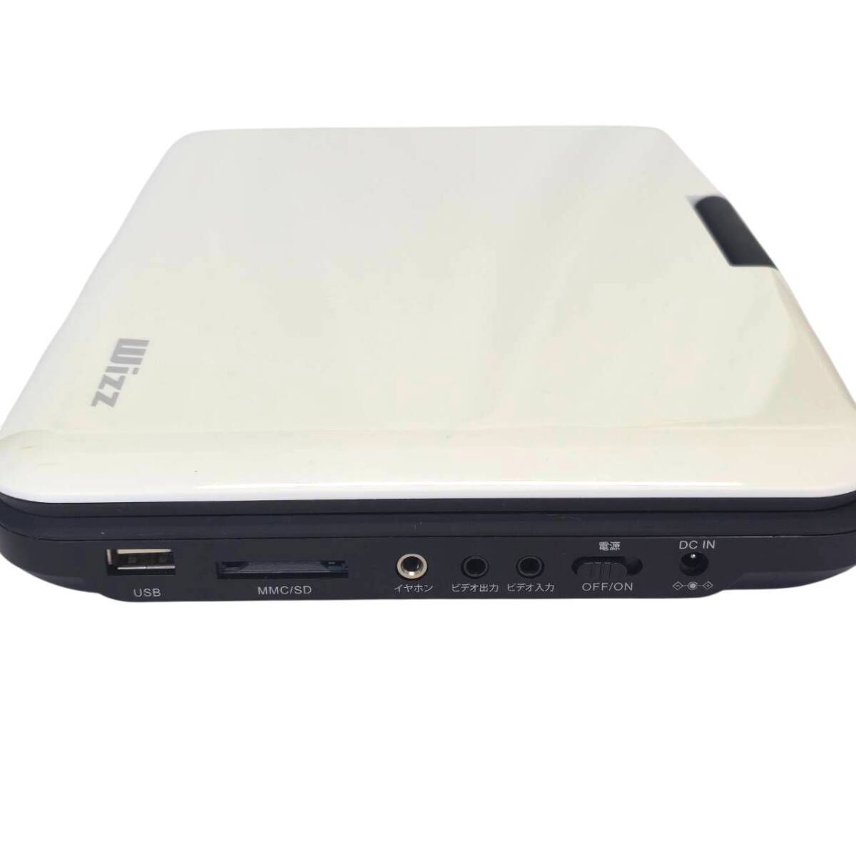 プレーヤー Wizz DV-PW1040 WHITE ダイニチ電子 Wizz 10型ポータブルDVDプレーヤー DV-PW1040 動作確認