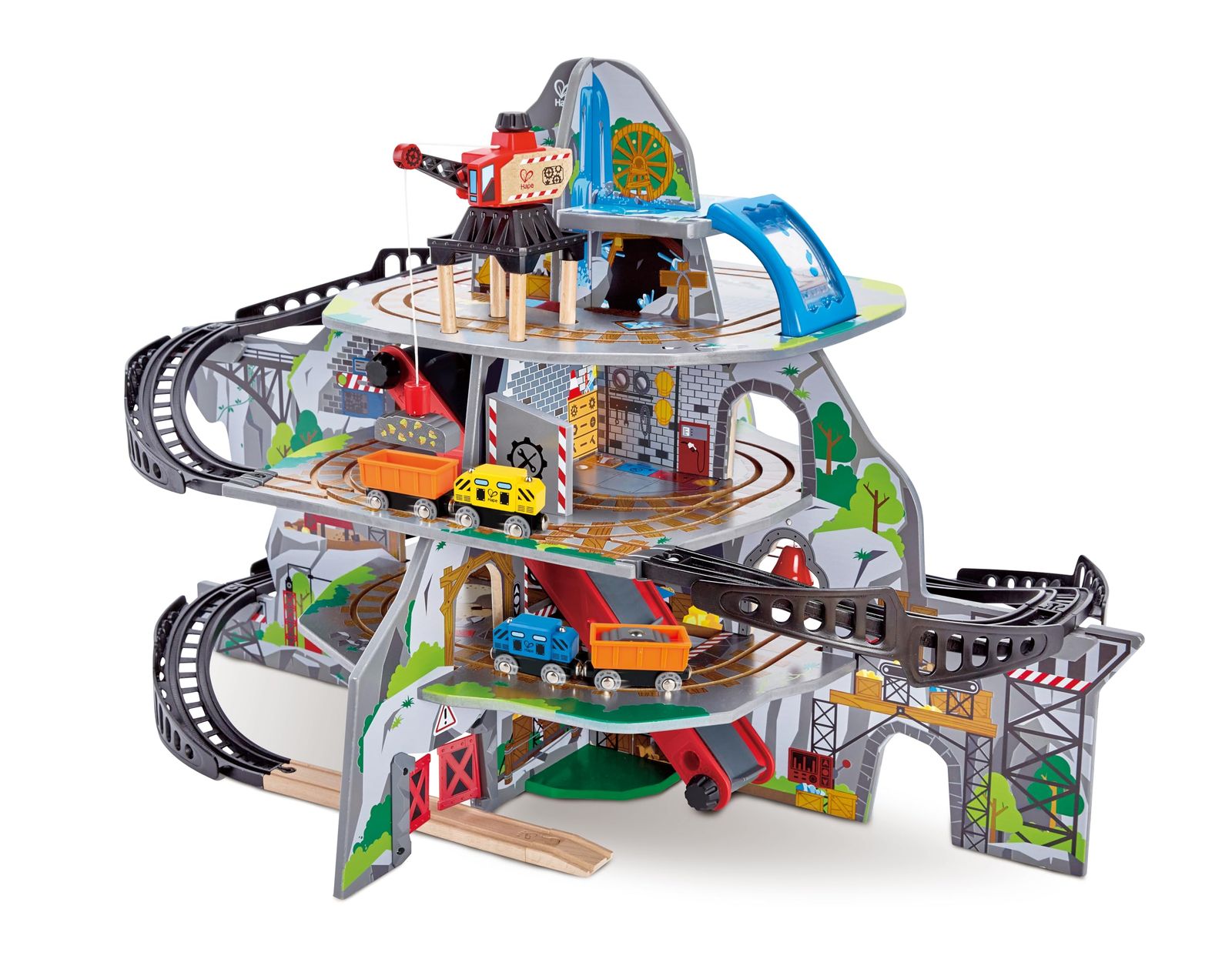 新着商品 Hape(ハペ) もっと大きな鉱山レールセット E3753