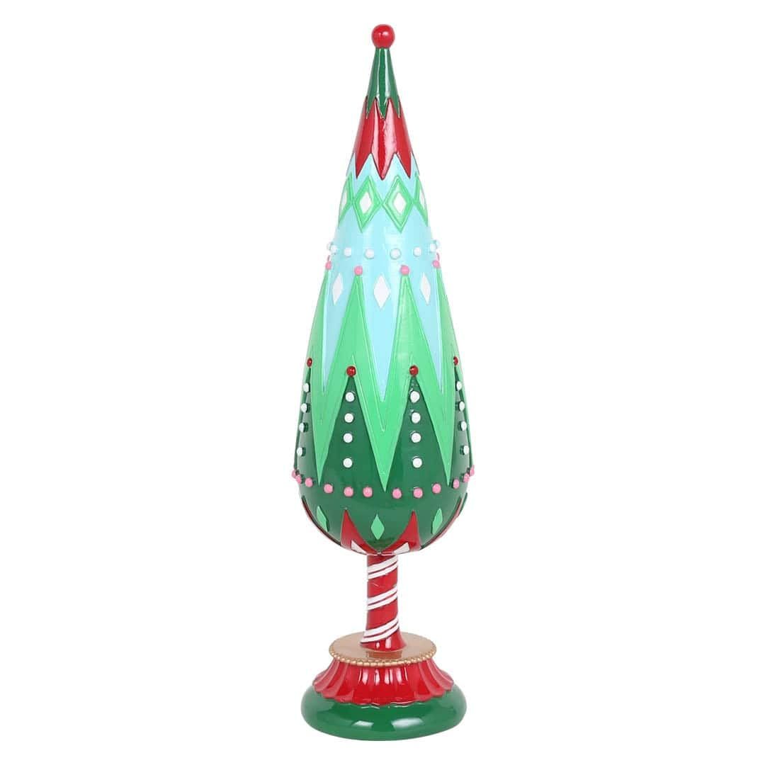 新品 ダルトン(Dulton) クリスマス飾り ツリーオブジェ L レジン 幾何学模様 ディスプレイ 装飾 高さ 402mm 幅 111mm AS-0811L GEOMETRIC TREE L