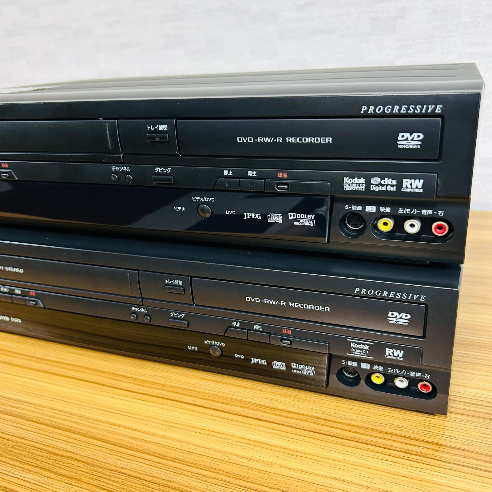 ジャンク】DXアンテナ ビデオ一体型DVDレコーダー DXR150V/170V 2台 