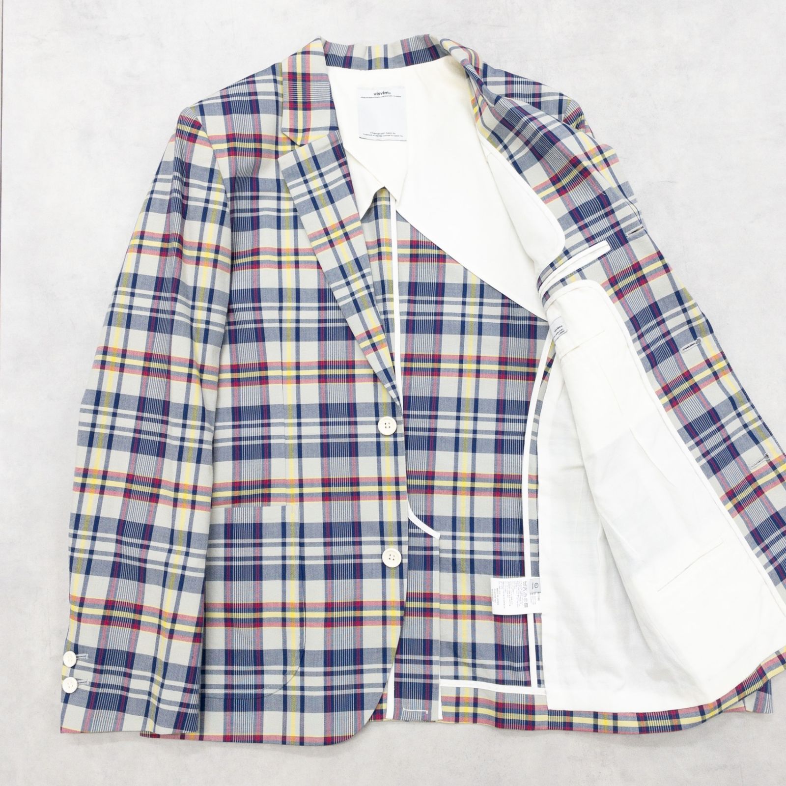 ◎visvim ヴィズヴィム セットアップ ジャケット パンツ チェック柄