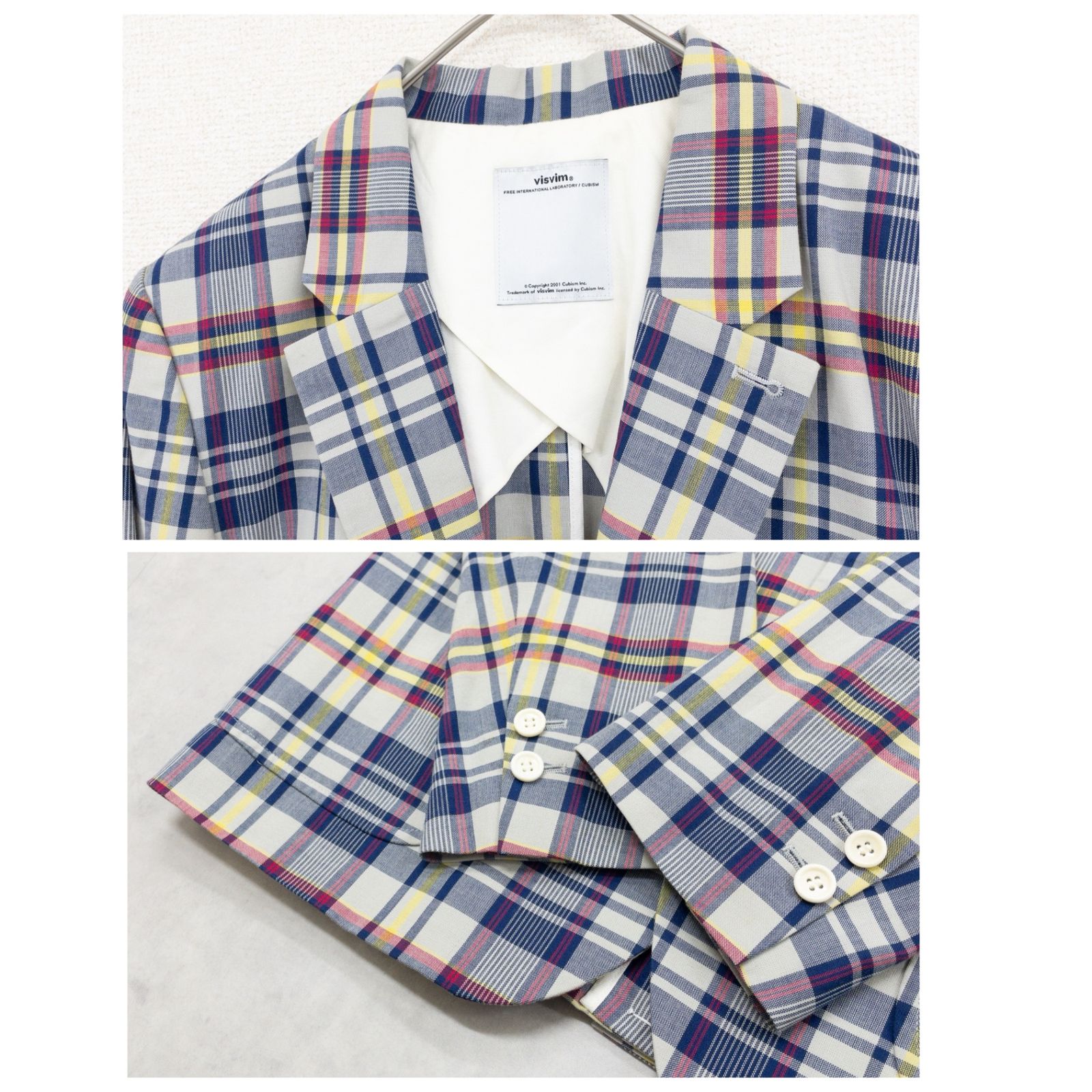◎visvim ヴィズヴィム セットアップ ジャケット パンツ チェック柄