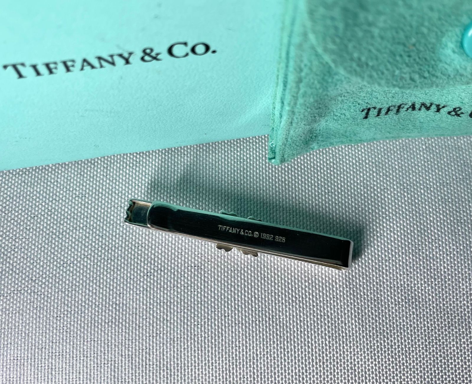美品 Tiffany ティファニー シグネチャークロス ストライプライン