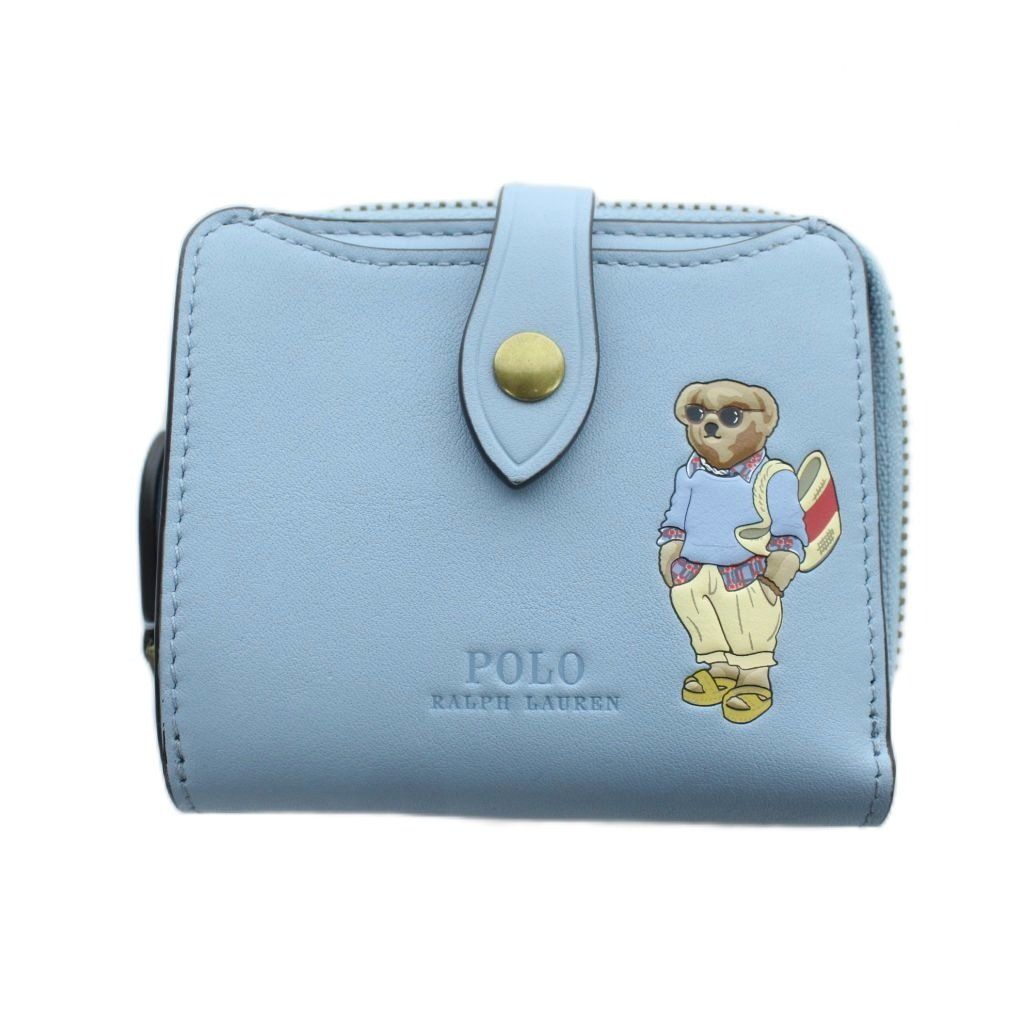 Ralph lauren テディベア 二つ折り財布 POLO RALPH LAUREN ベア レザー