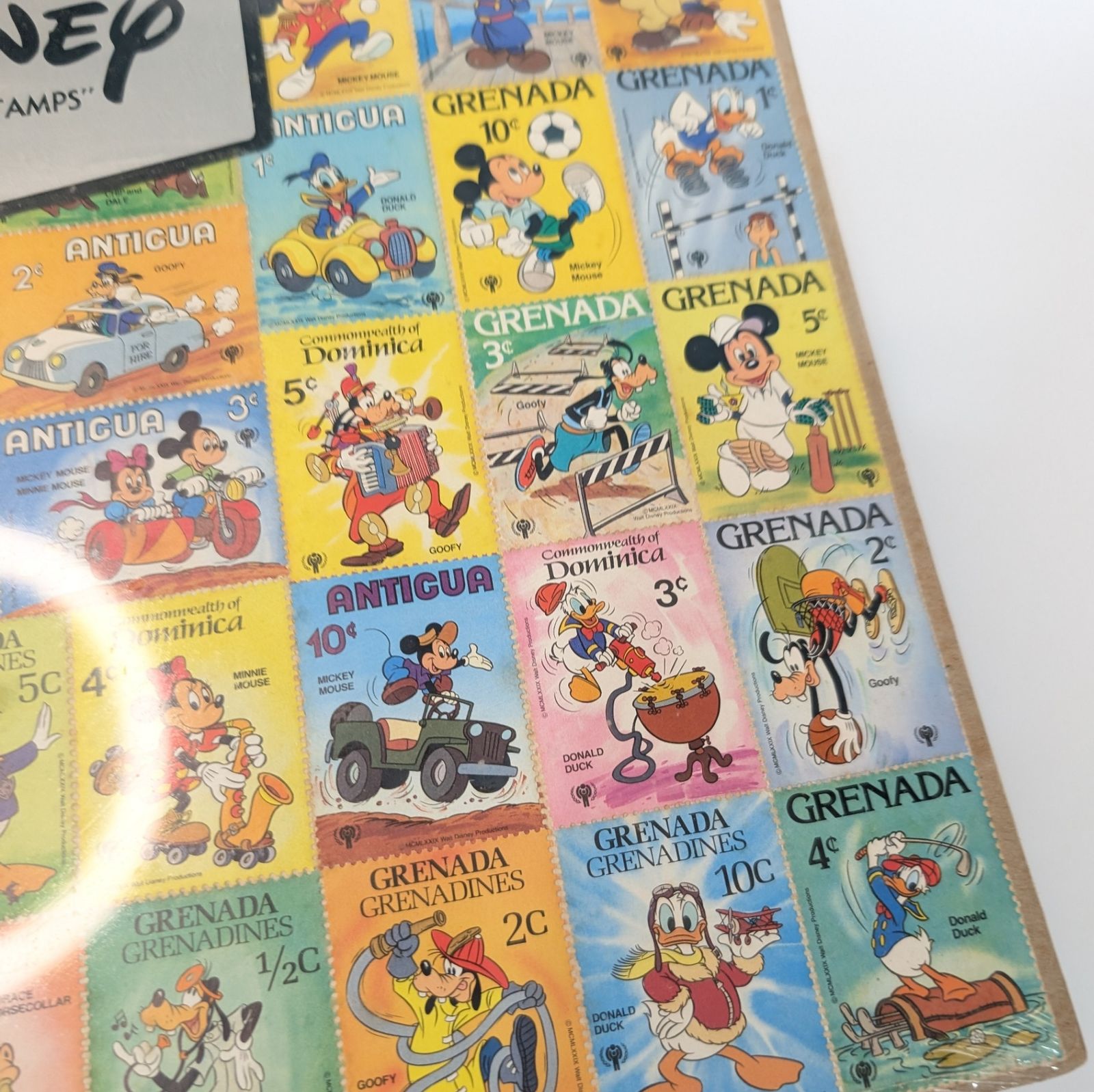ディズニー　海外切手　レトロ　アンティーク Disney ディズニー 外国切手 ミッキー ディズニー切手セット レトロ