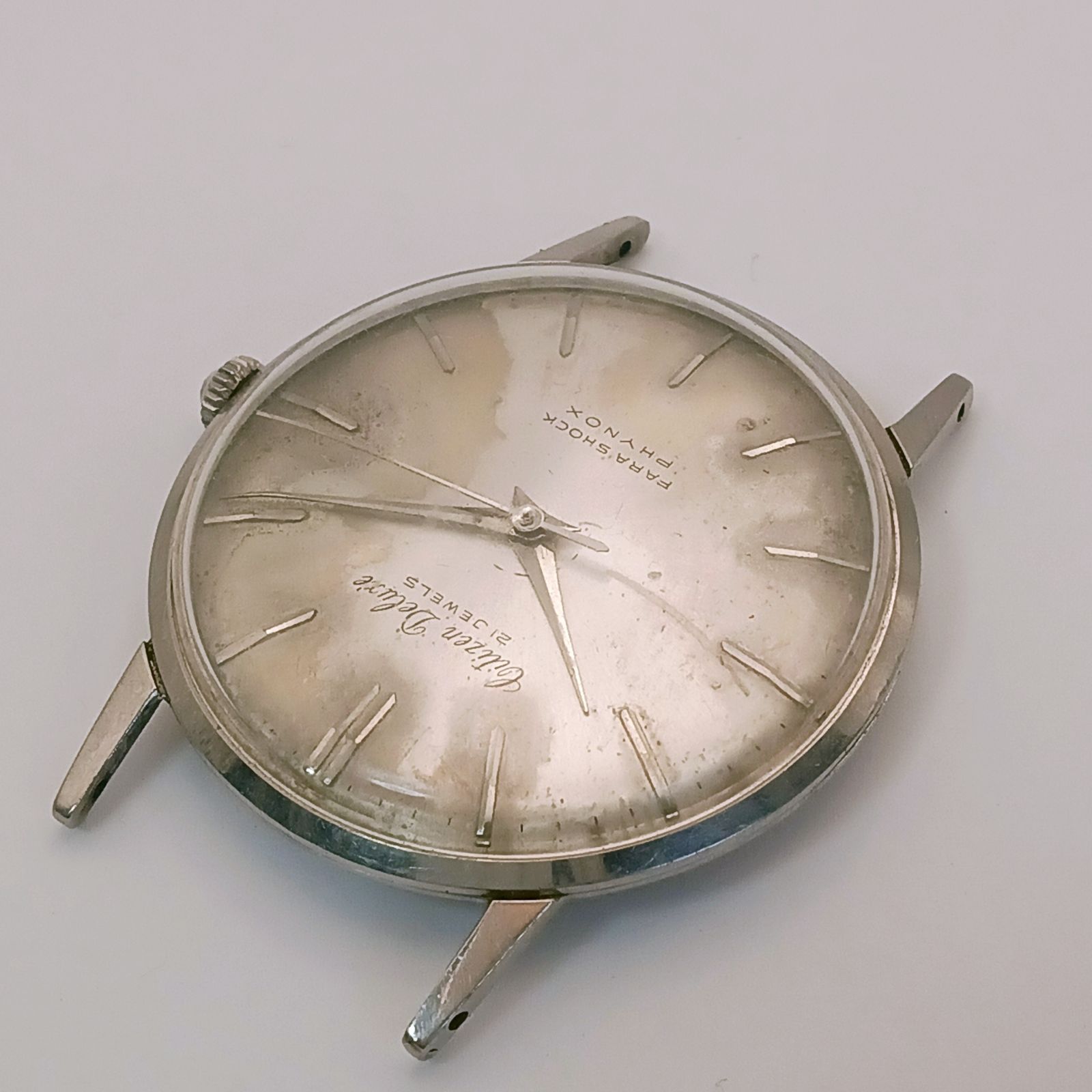 稼働 良品】0418-1 CITIZEN Deluxe シチズン デラックス メンズ腕時計 