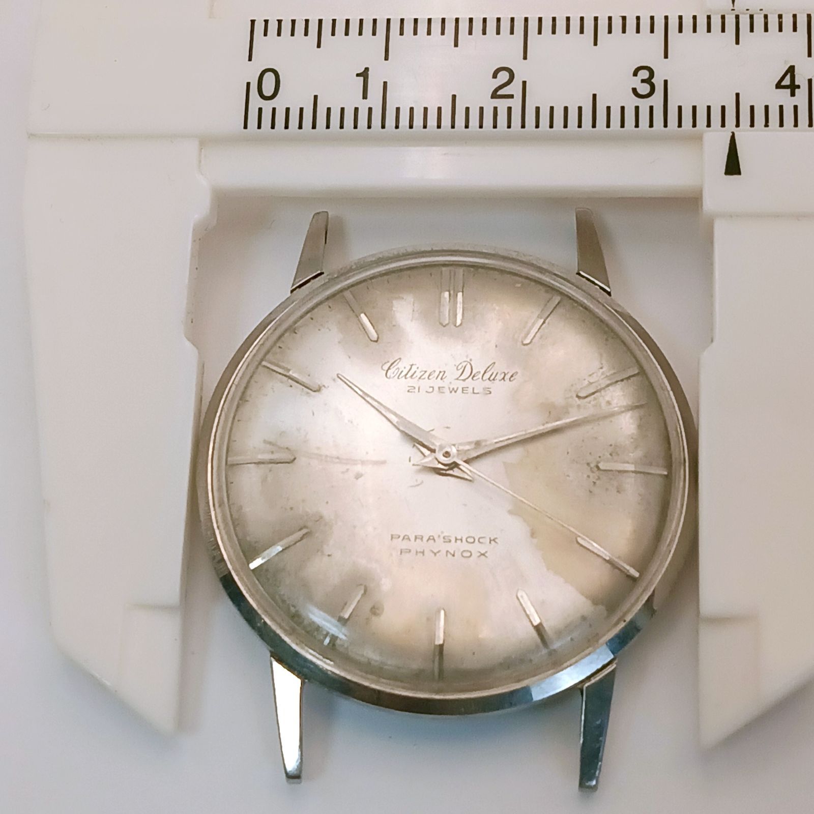 稼働 良品】0418-1 CITIZEN Deluxe シチズン デラックス メンズ腕時計 