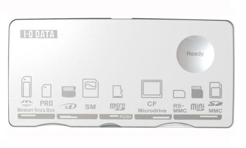 新品 I-O DATA USB 2.0/1.1接続 33メディア対応マルチカード リーダー・ライター(ホワイト) USB2-W33RW/W