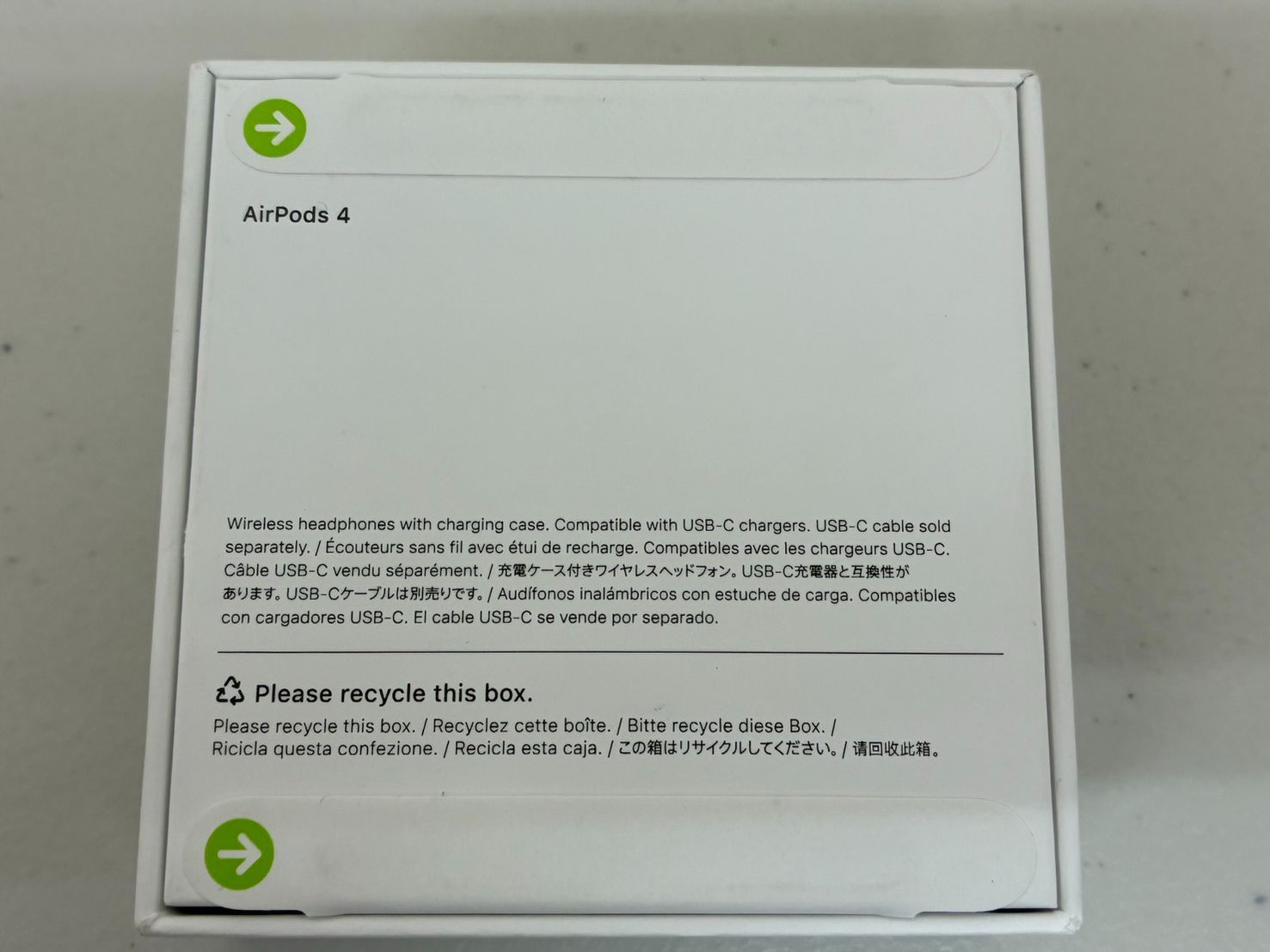 1E205-67901 未開封品 アップル エアポッズ Apple AirPods 4（第4世代 