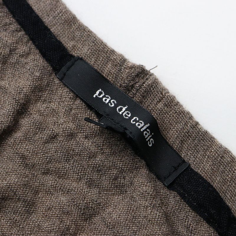2024AW パドカレ pas de calais ウールガーゼ パネルボーダー＆無地