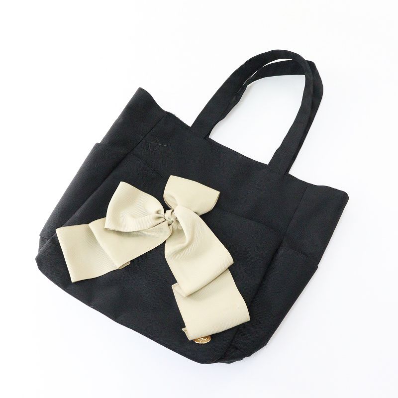 美品 M'S GRACY エムズグレイシー リボン バッグ M'S GRACY（エムズグレイシー） 良品 25SS M's GRACY 50th anniversary