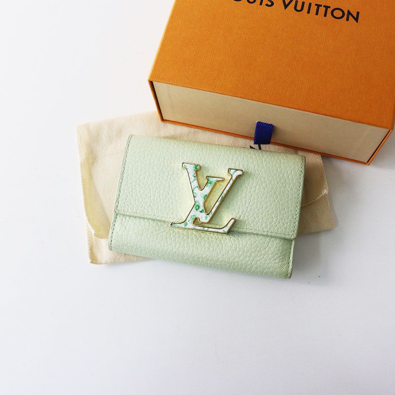ルイヴィトン LOUIS VUITTON ポルトフォイユ カプシーヌ コンパクト