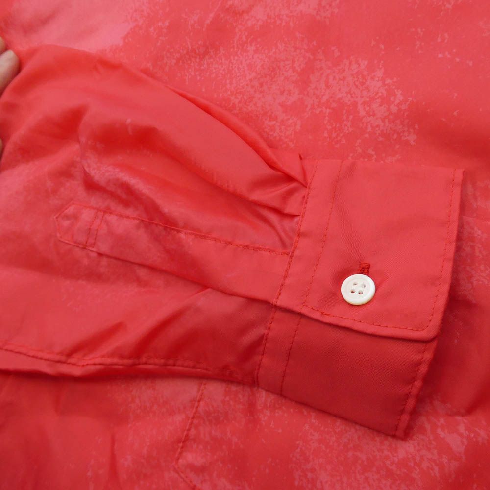 COMME des GARCONS コムデギャルソン 25AW GP-B005 白タグ 本ライン エステル製品加工 カットオフ アシンメトリー 捻じれ ロング シャツ 長袖 ブラウス レッド系 S【美品】【中古】 COMME des GARCONS - COMME des GARCONS コムデギャルソン 25AW GP