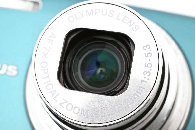【良品】OLYMPUS オリンパス μ1060 ブルー デジカメ #215 実用品 箱あり】Olympus オリンパス μ1060 青 ブルー コンパクト