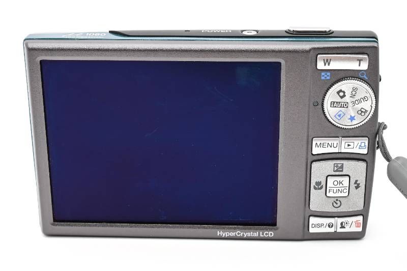 【良品】OLYMPUS オリンパス μ1060 ブルー デジカメ #215 実用品 箱あり】Olympus オリンパス μ1060 青 ブルー コンパクト