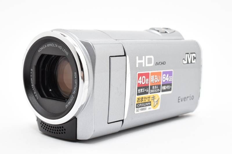 実用光学美品】JVC GZ-HM690 シルバー ビデオカメラ ハンディカム