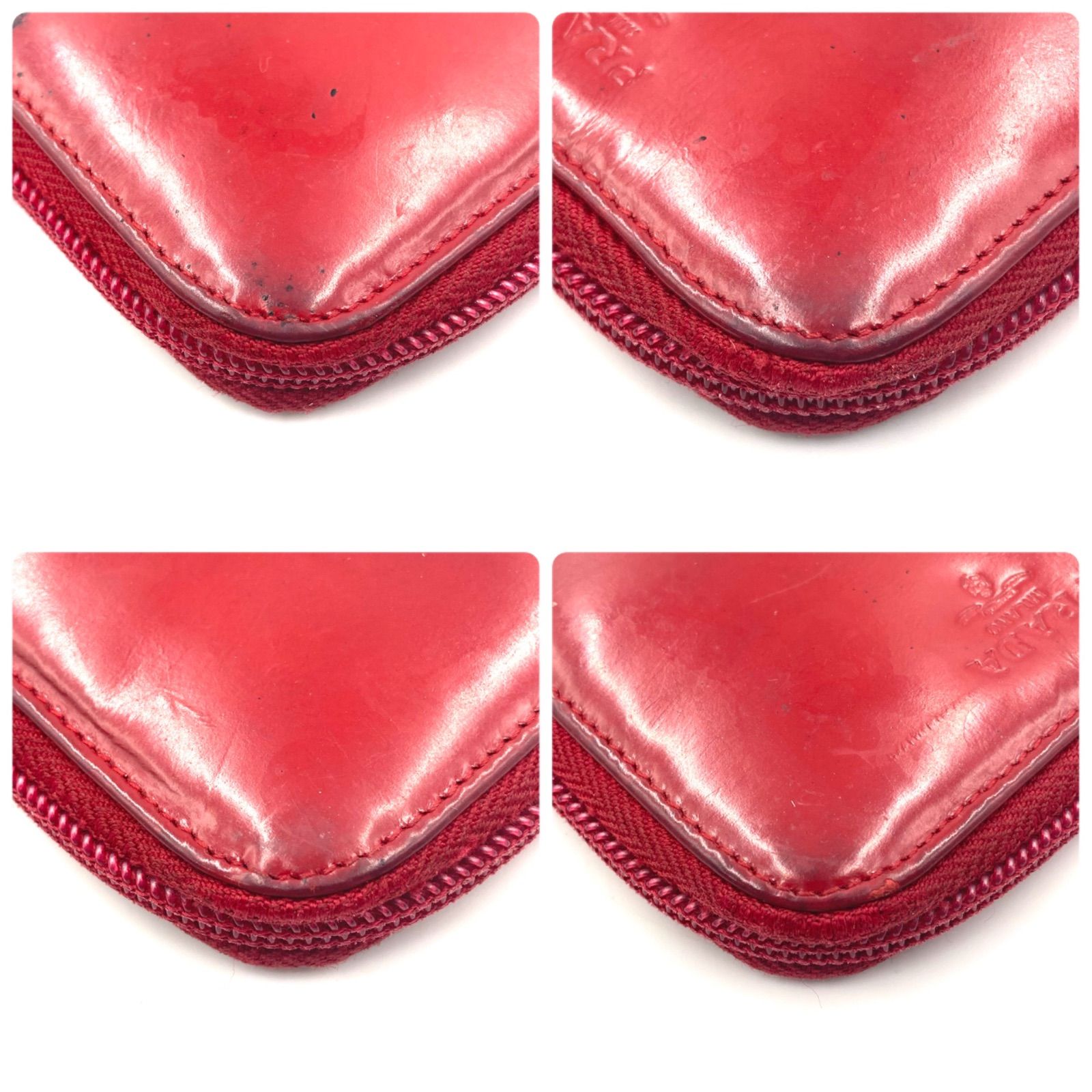 PRADA プラダ ロゴエンボス ジップアラウンド コインケース 小銭入れ 