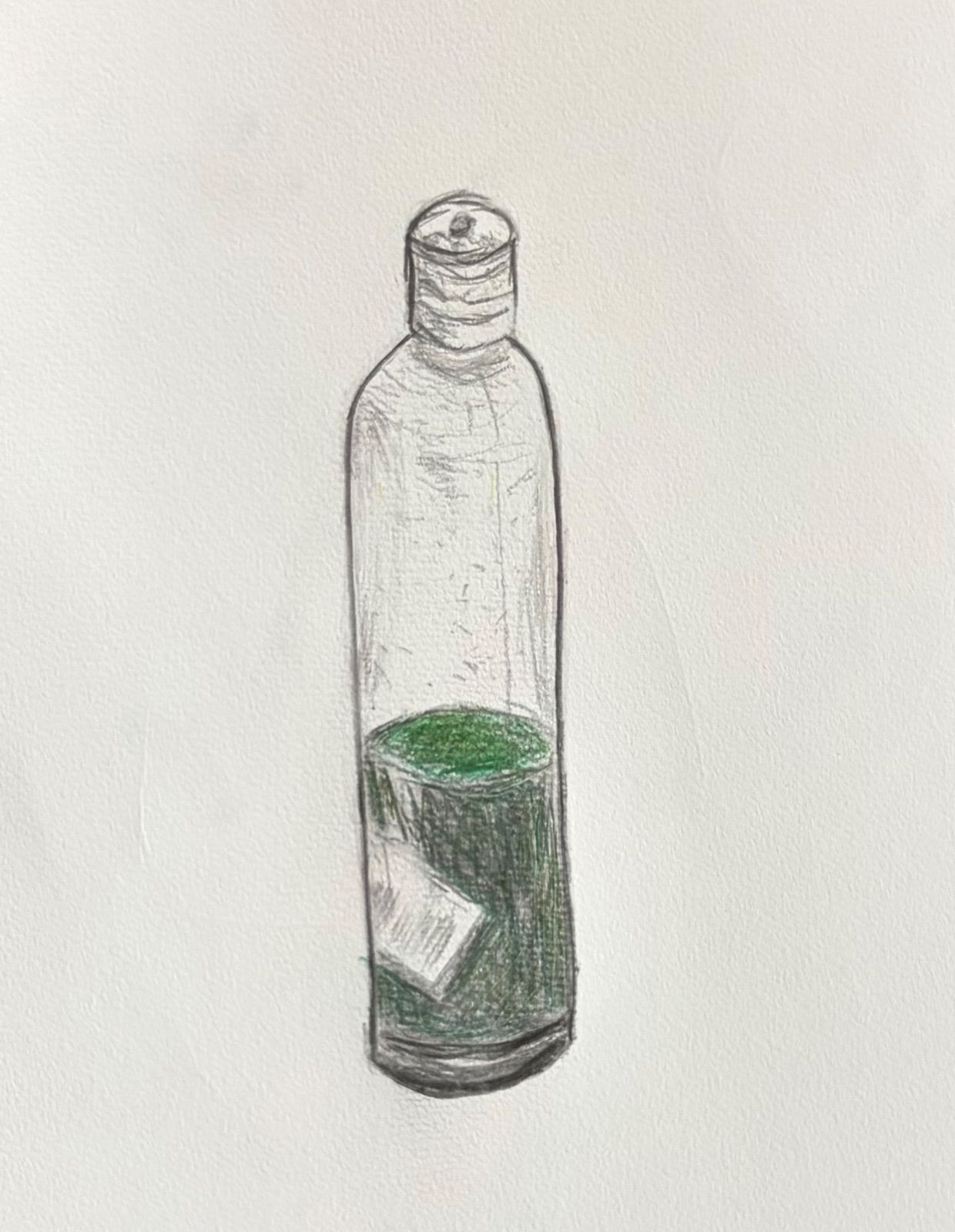 Drawing #010 – Bottle