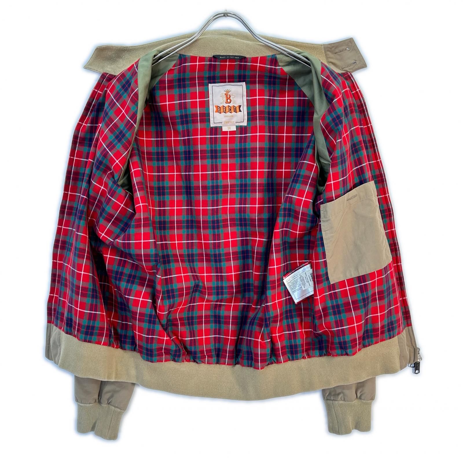 BARACUTA バラクータ G9 スイングトップ 38 英国製 ベージュ 美品 BARACUTA バラクータ 英国製 ﾍﾞｰｼﾞｭ G9 ｽｲﾝｸﾞﾄｯﾌﾟ ﾌﾞﾙｿﾞﾝ 38 - メルカリ