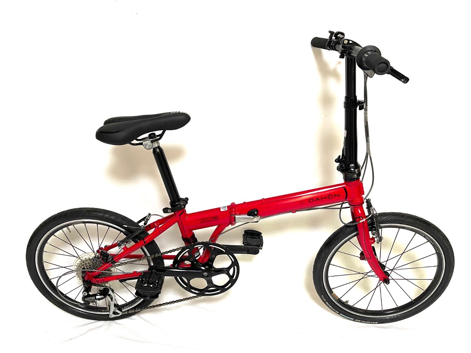 中古美品！DAHON MU P8 折りたたみ自転車 ボルドー ミニベロ 39,800円 