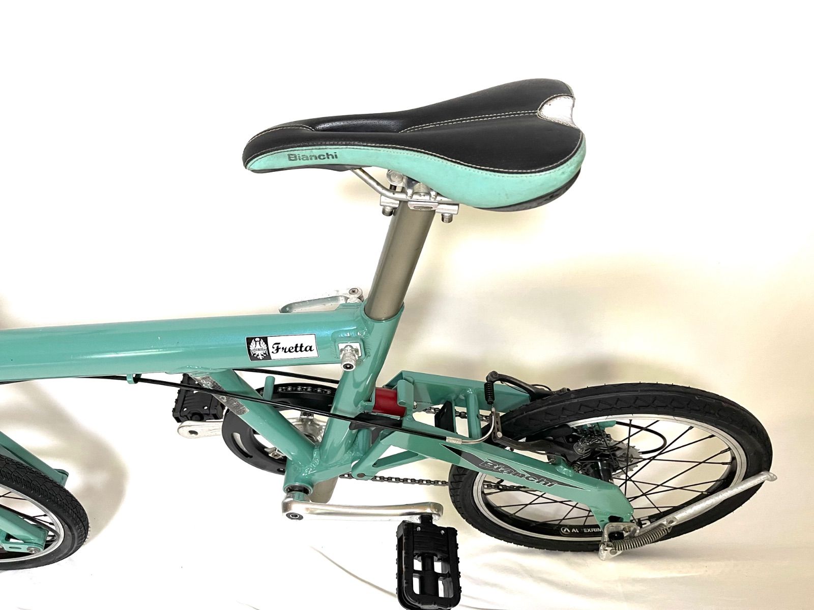 0297【即乘】送料無料 ビアンキ Bianchi 折り畳み自転車 Fretta