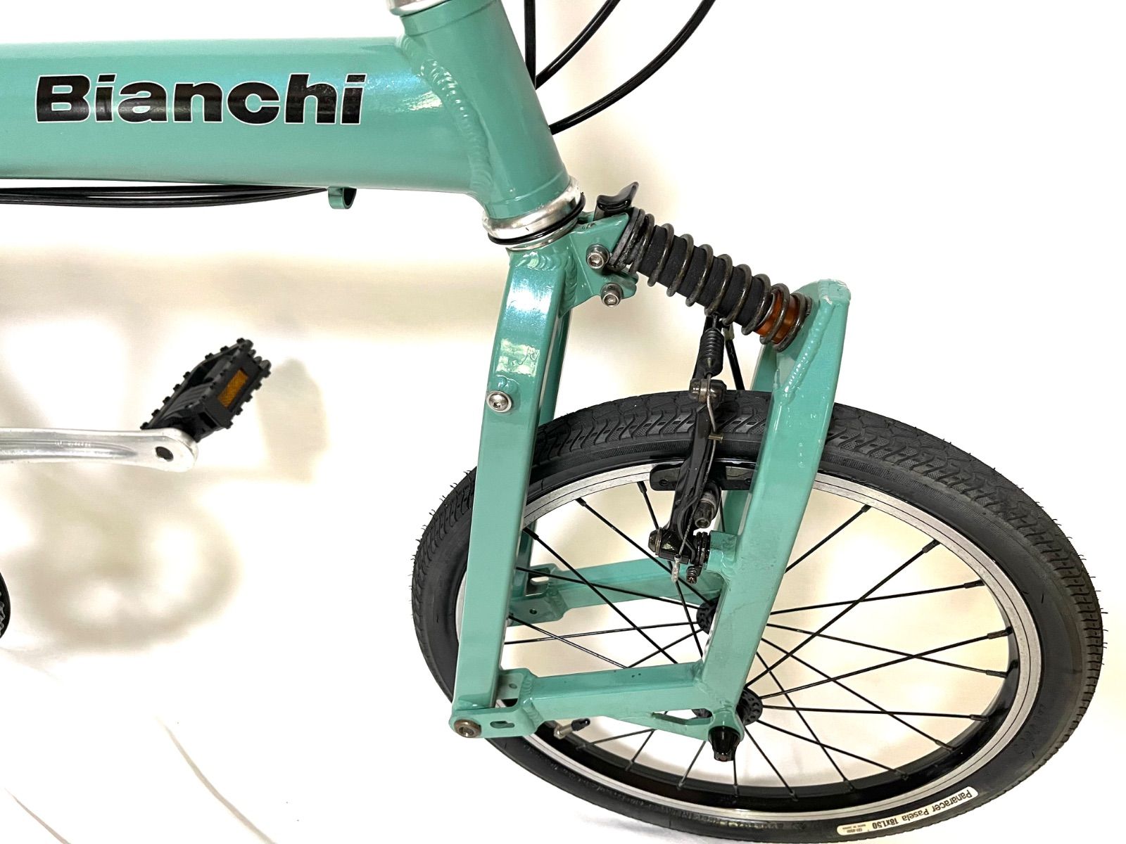 0297【即乘】送料無料 ビアンキ Bianchi 折り畳み自転車 Fretta
