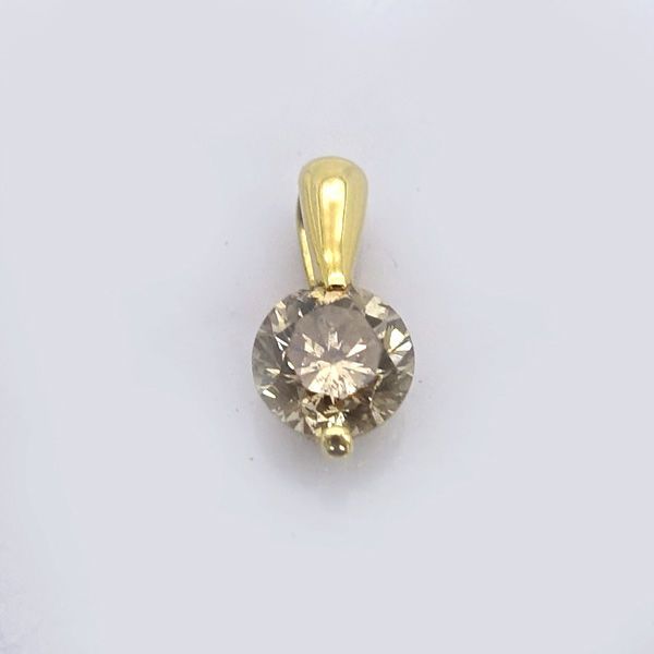 ◇K18 ダイヤモンド 0.3ct ネックレストップ チャーム 【ネックレス 