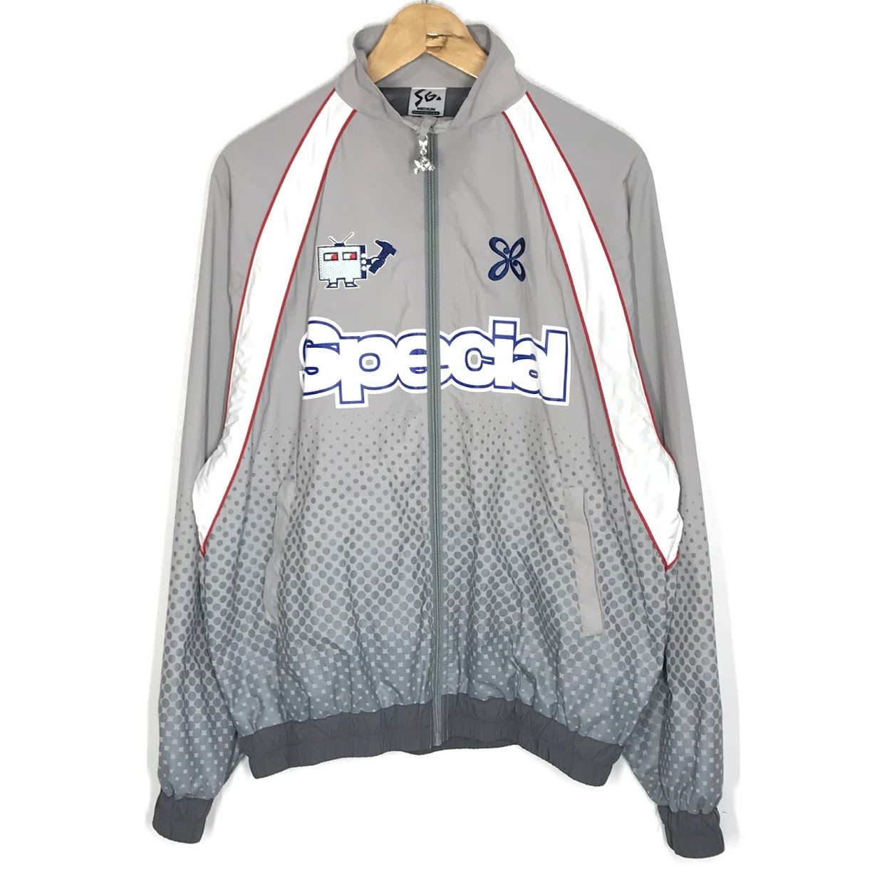 【倉吉店】SPECIAL GUEST｜スペシャルゲスト SPECIAL TRACK JACKET ジャージ SG24AW-11 グレー サイズ：M【95】 倉吉店】SPECIAL GUEST｜スペシャルゲスト SPECIAL TRACK JACKET