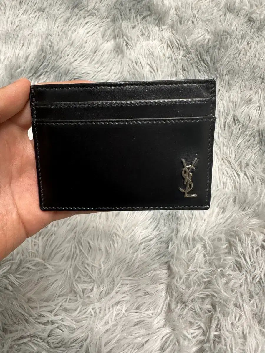 新品 SAINT LAURENT ブラック カードケース LAURENT カードケース サン
