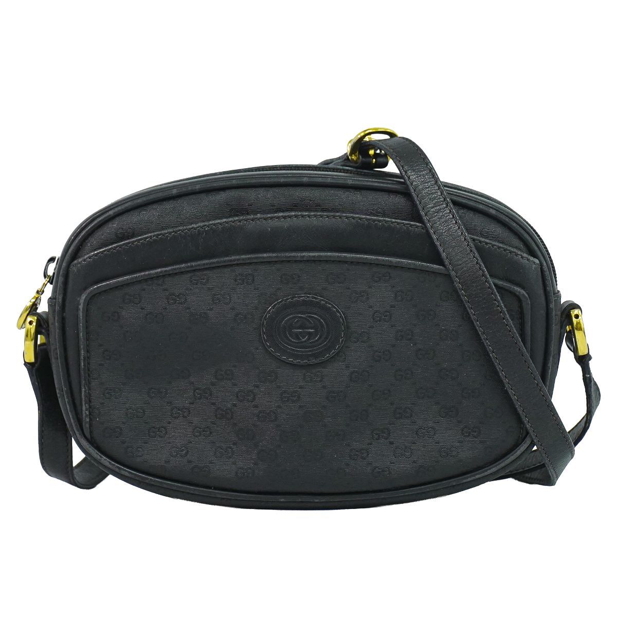 本物 グッチ GUCCI マイクロGG ショルダーバッグ ポシェット PVC 