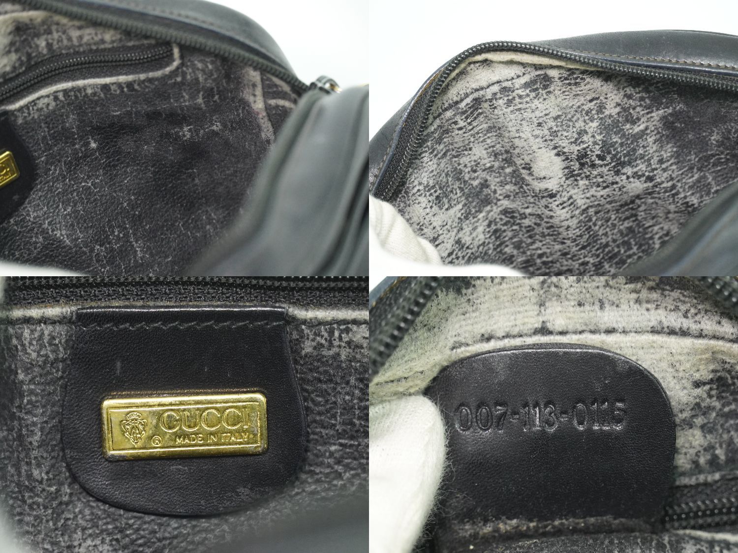 本物 グッチ GUCCI マイクロGG ショルダーバッグ ポシェット PVC 