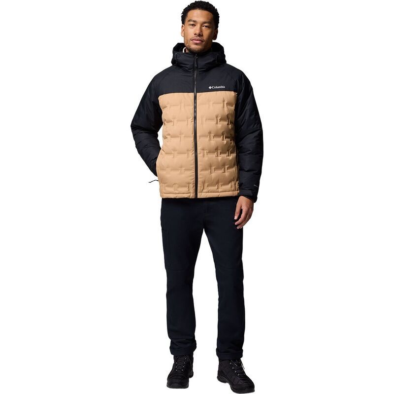 コロンビア メンズ アウター ジャケット・ブルゾン フーデッドジャケット ダウン Columbia Grand Trek III Down Hooded Jacket Mens CanoeBlack ブラック