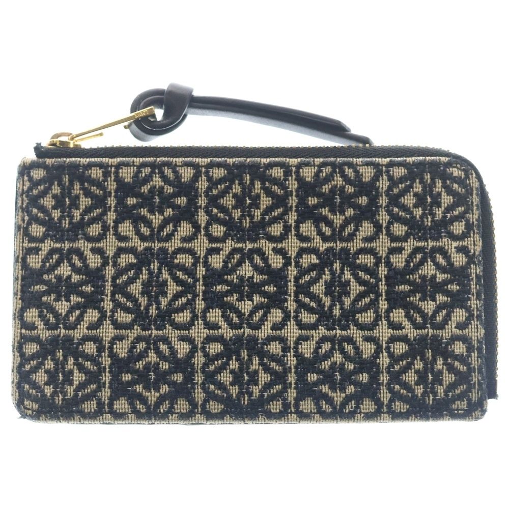 美品✨LOEWE アナグラムジャガードクッション2個セット LOEWE ロエベ プレーンカードホルダー アナグラムジャガードカード