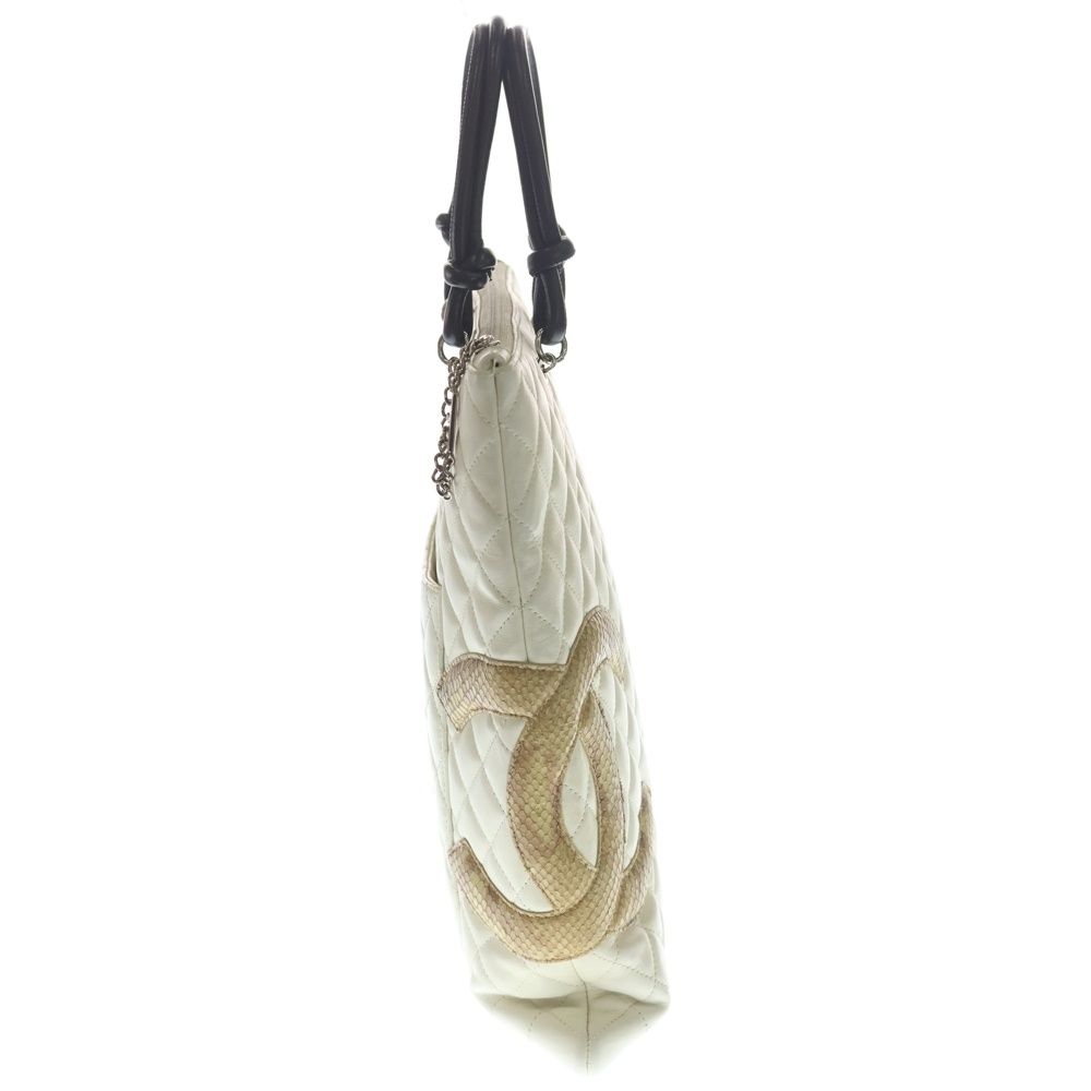 CHANEL (シャネル) カンボン トートバッグ ハンドバッグ キルティング