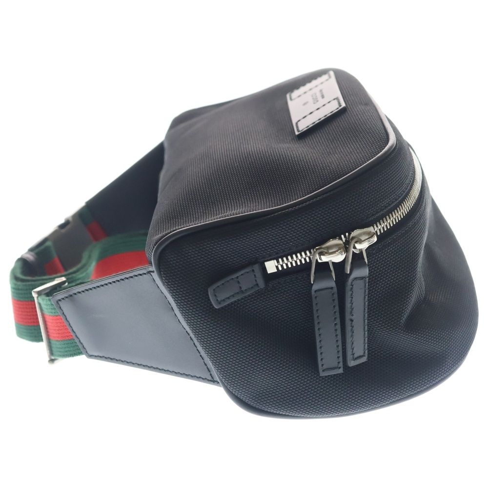GUCCI (グッチ) シェリーライン ウエストバッグ ボディバッグ ブラック