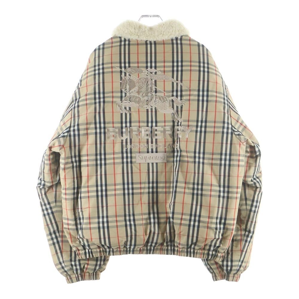 SUPREME (シュプリーム) 22SS ×Burberry Shearling Collar Down Puffer
