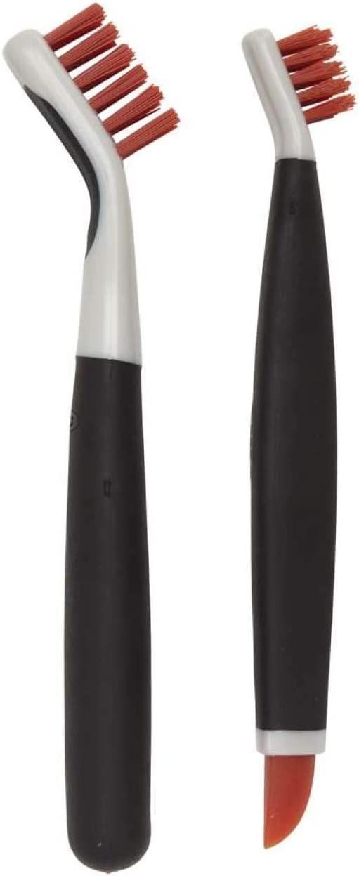 【売切注意】 2本セット 掃除 お弁当箱 隙間 排水口 セット キッチン ミニブラシ 掃除用ブラシ オクソー スクレーパー付き OXO