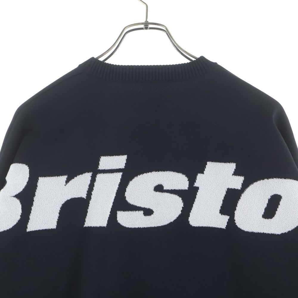 新品未使用　タグ付き　FCRB 242109 ロゴ　クルーネック　長袖　ニット F.C.R.B./F.C.Real Bristol/FCRB (エフシーアールビー/エフシーレアル