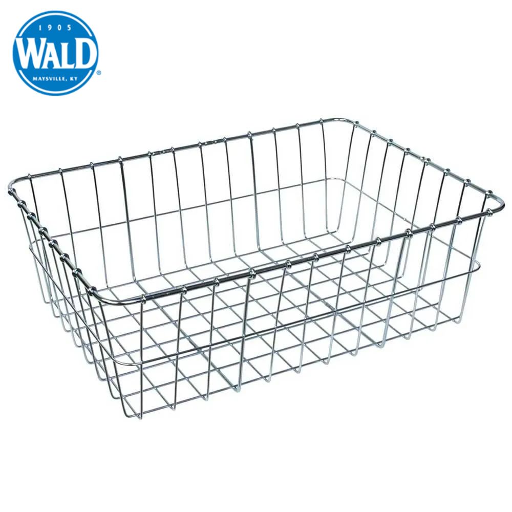 【正規輸入品】WALD 137 Front Basket CP(Silver) ウォルド 前かご シルバー ＊ブラケット、ステー無